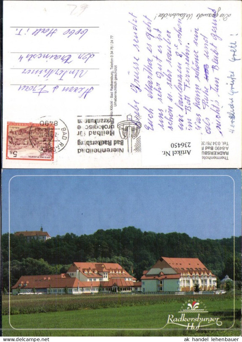 236450,Bad Radkersburg Thermenhotel Radkersburger Hof