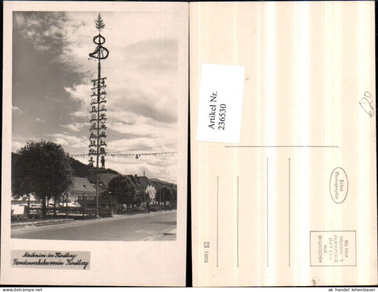 236530,Maibaum in Kindberg Straßenansicht