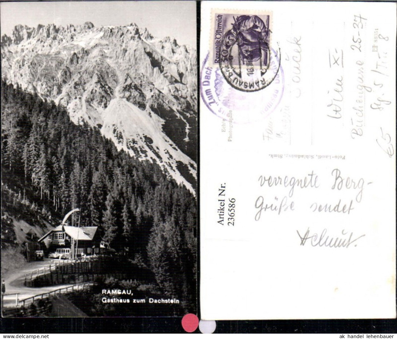 236586,Ramsau am Dachstein Gasthaus zum Dachstein