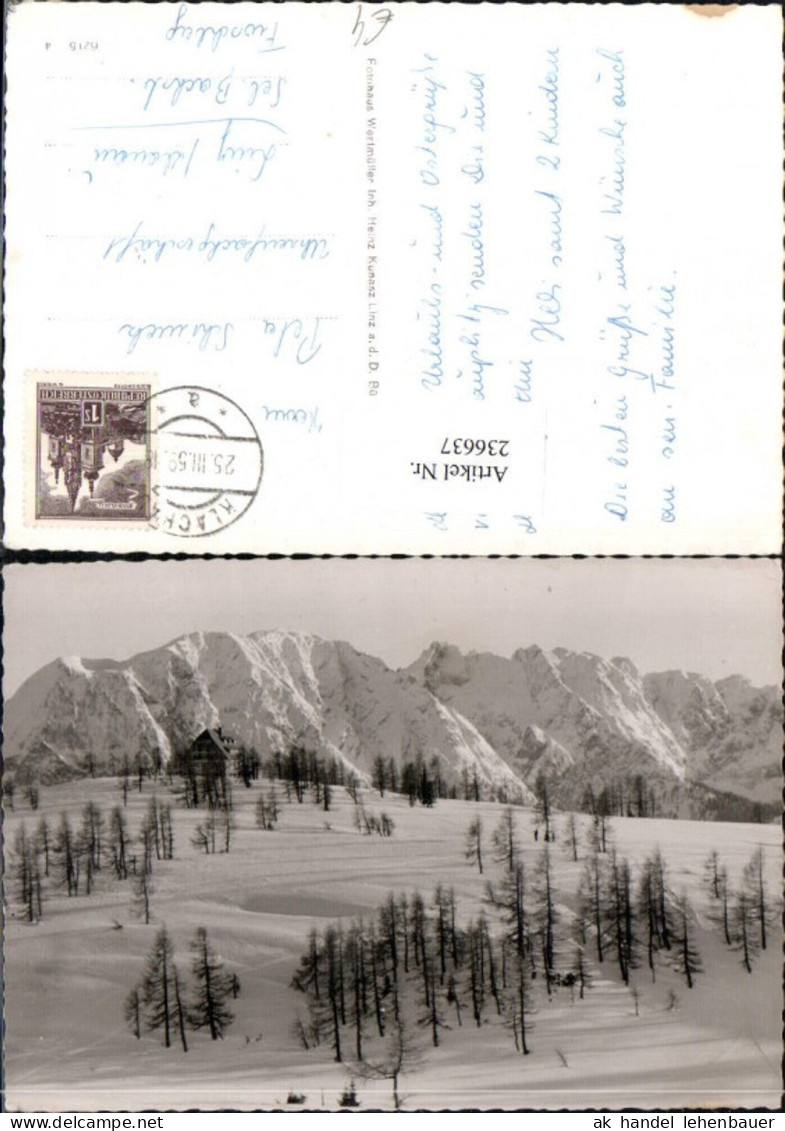 236637,Tauplitzalm b. Tauplitz Bergkulisse Winterbild