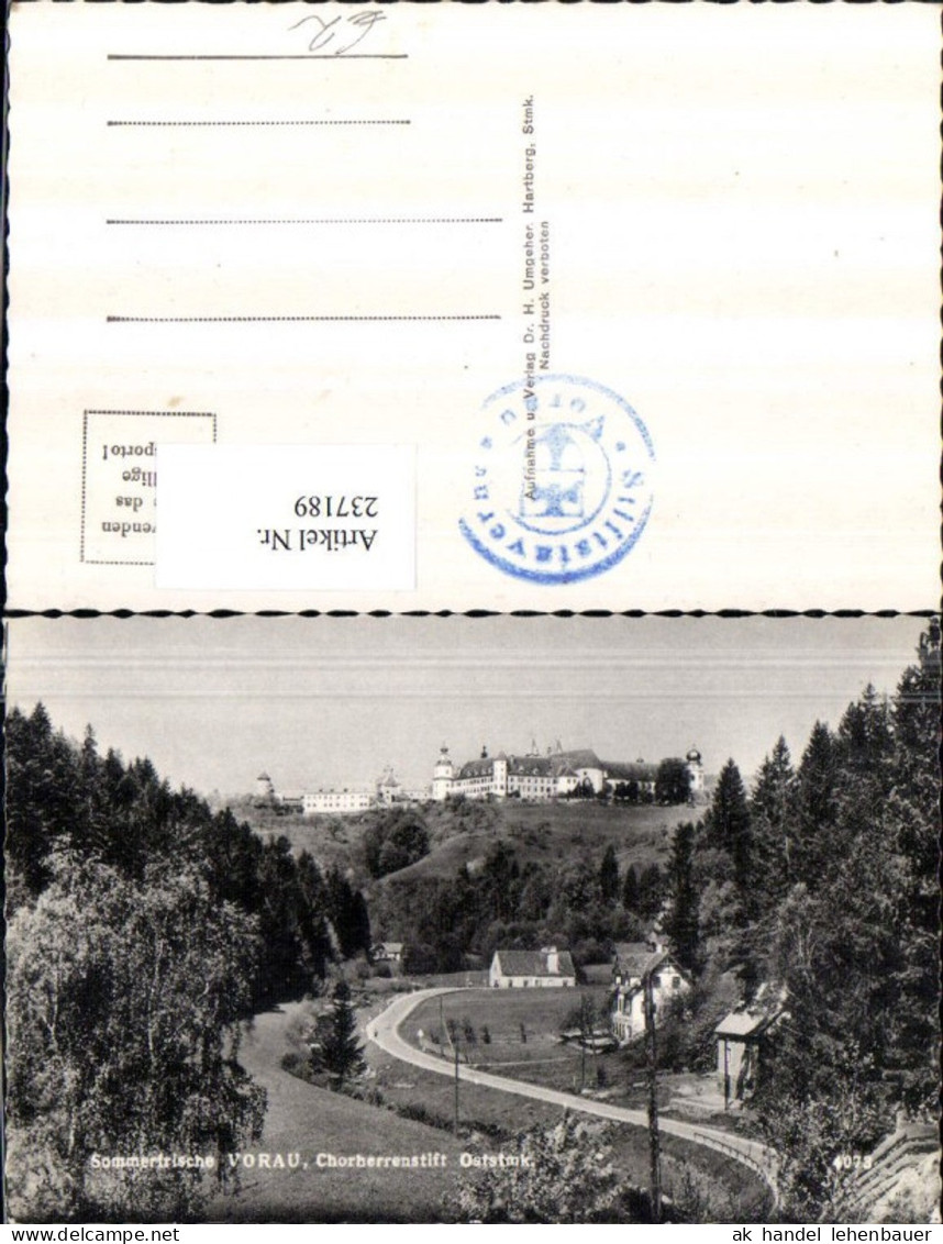 237189,Vorau Chorherrenstift Stift