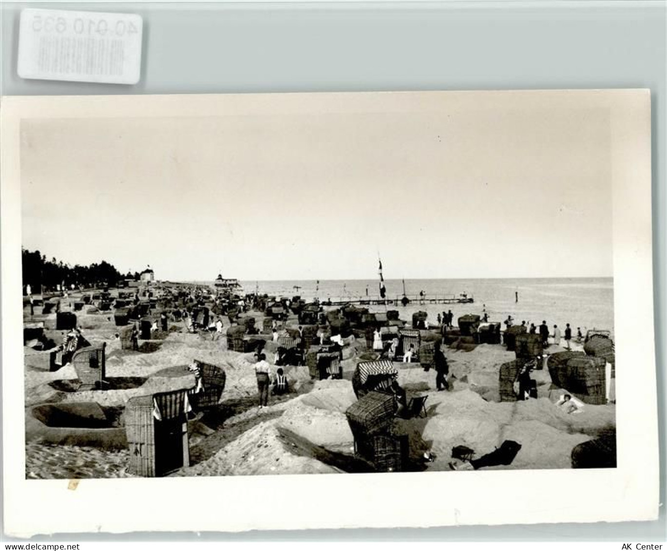 23743 W2433 Grömitz FOTO KEINE AK Strand Strandkörbe - 40010635