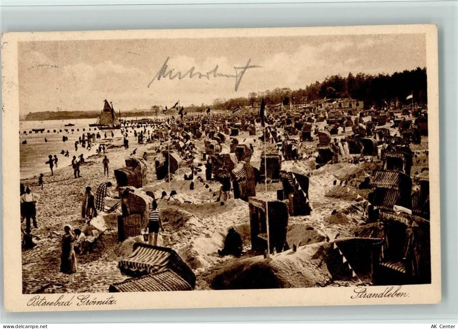 23743 W2433 Grömitz - Strandleben Strand Strandkörbe - 10107723