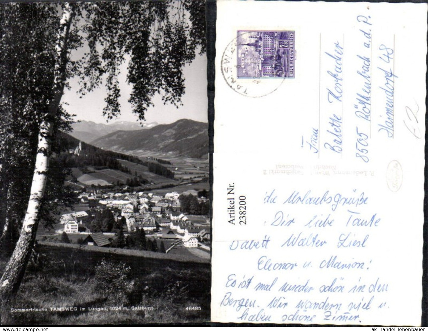 238200,Tamsweg im Lungau Totale