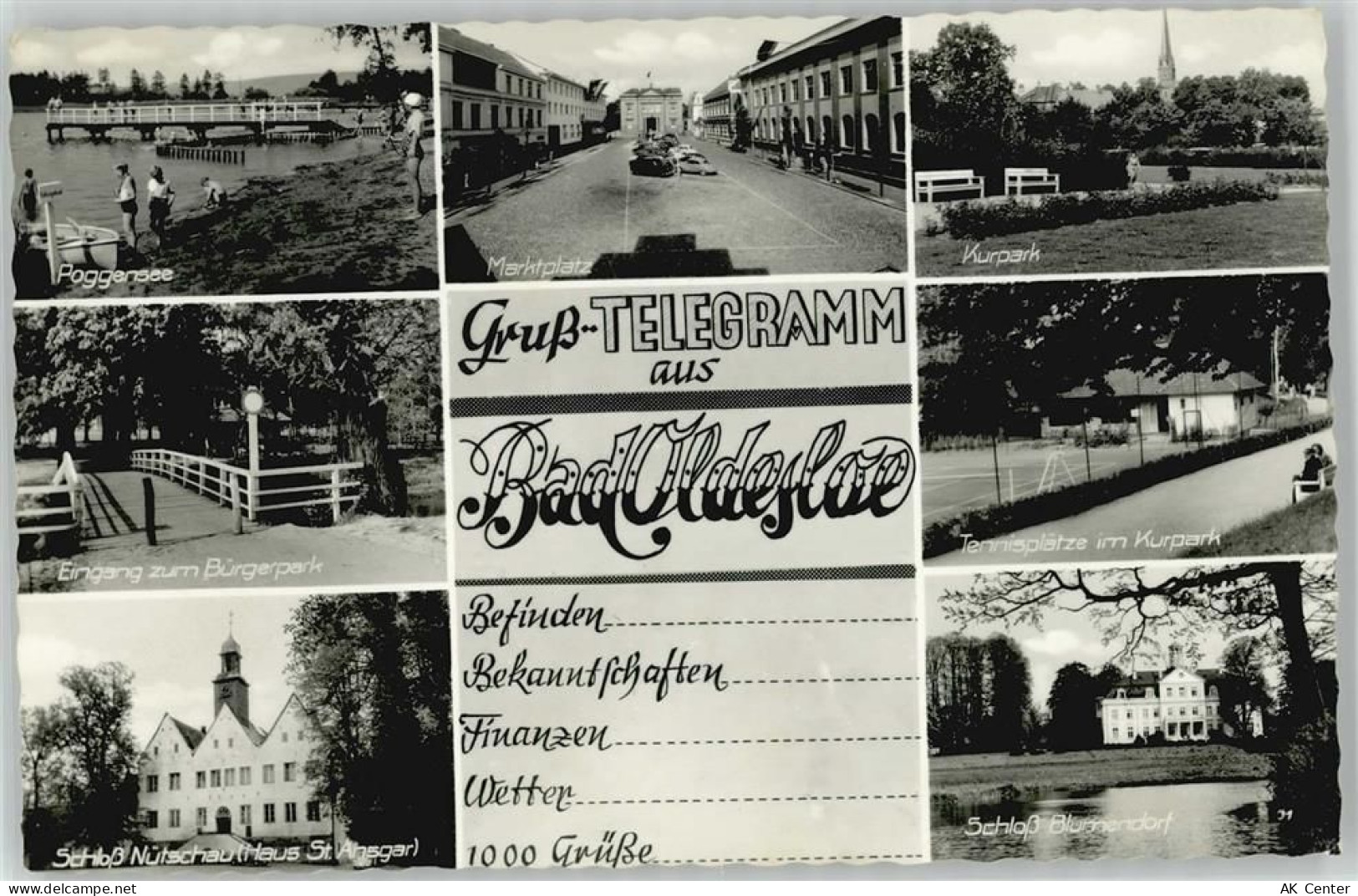 23843 W2060 Bad Oldesloe - Mehrfachaufnahme, Grußtelegramm - 10014883