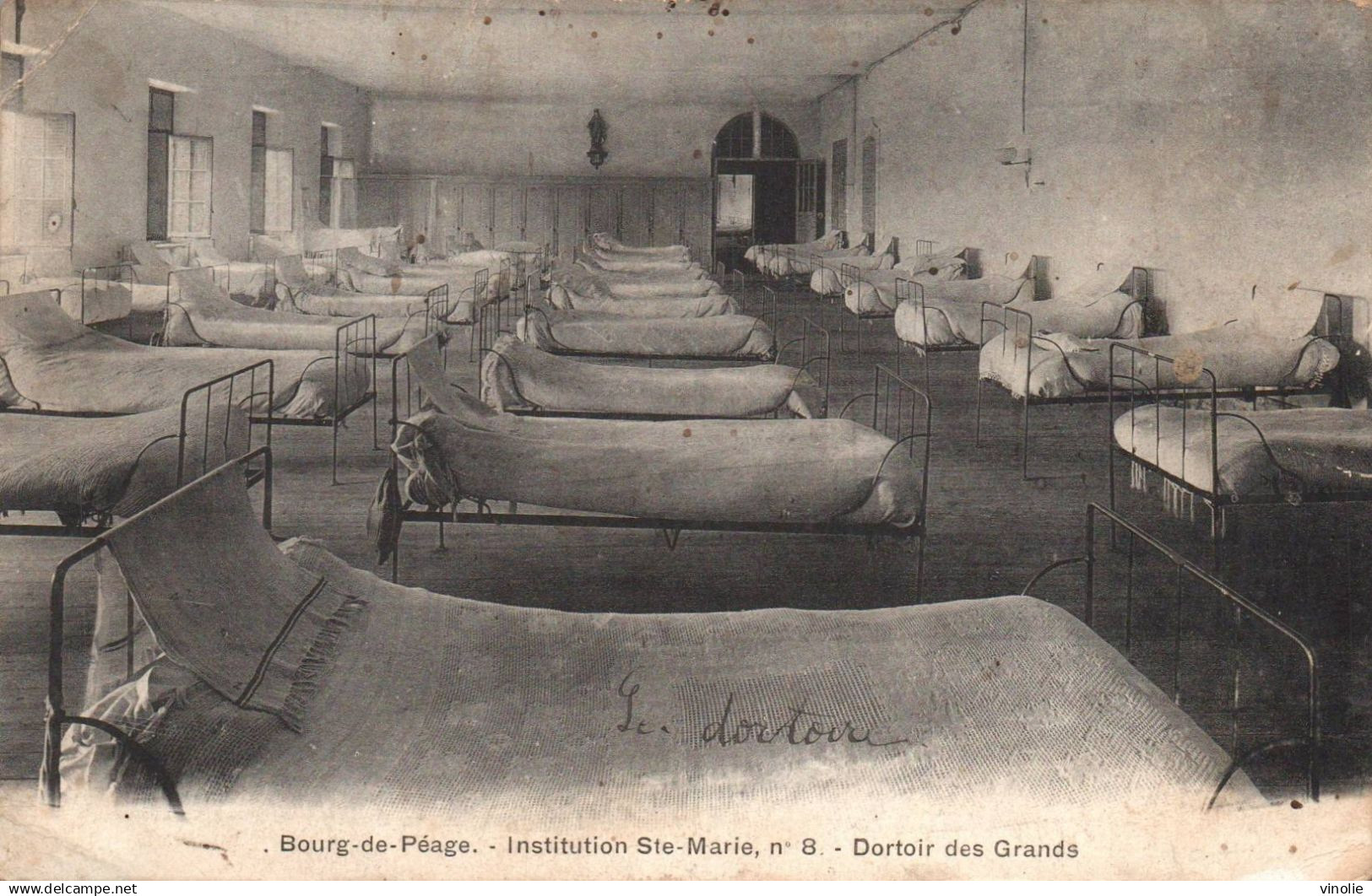 24-9585 : BOURG-DE-PEAGE. INSTITUTION SAINTE-MARIE  DORTOIR