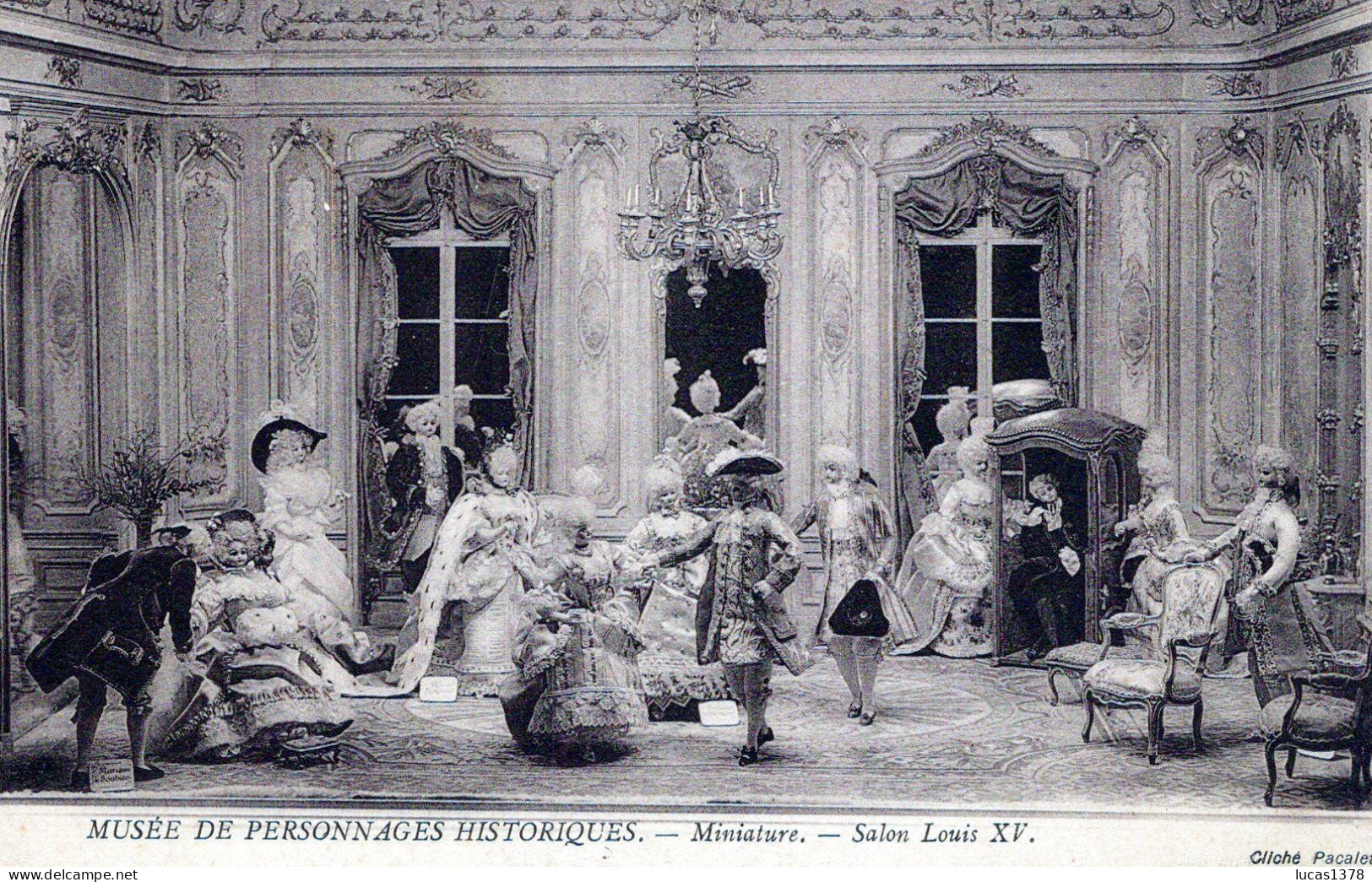 24 / NONTRON / MUSEE DE PERSONNAGES HISTORIQUES / MINIATURE / SALON LOUIS XV