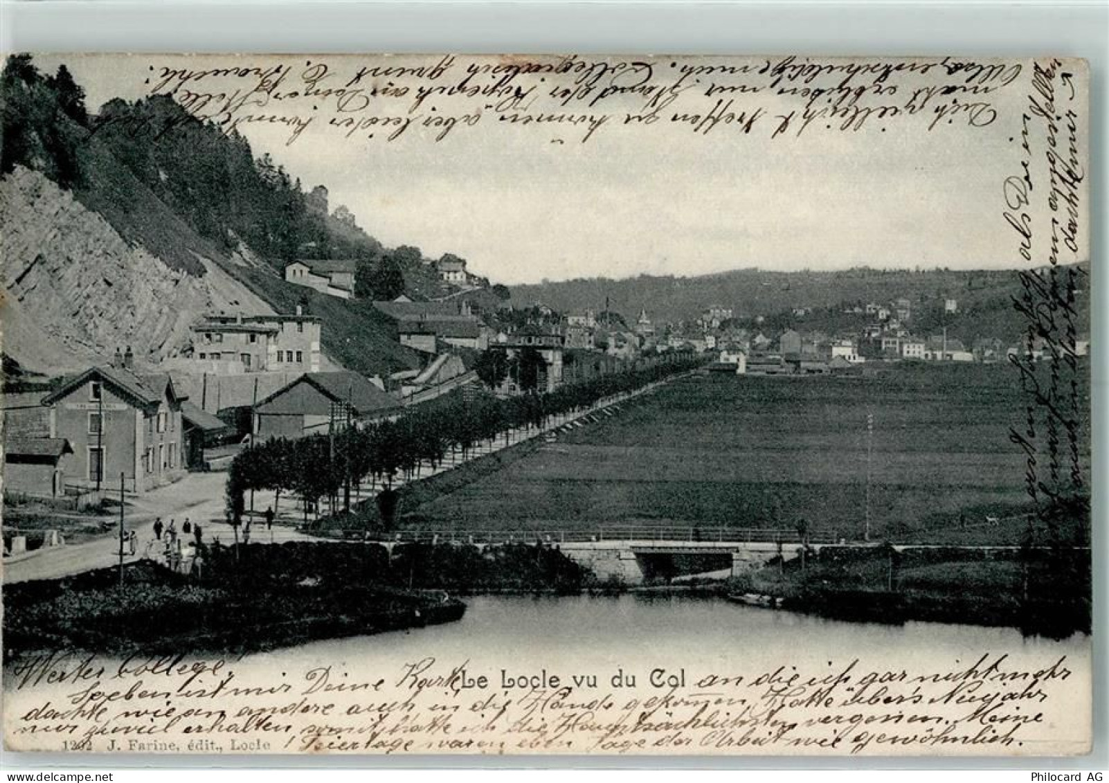 2400 Le Locle 1907 - Le Locle vu du Col - 13124585