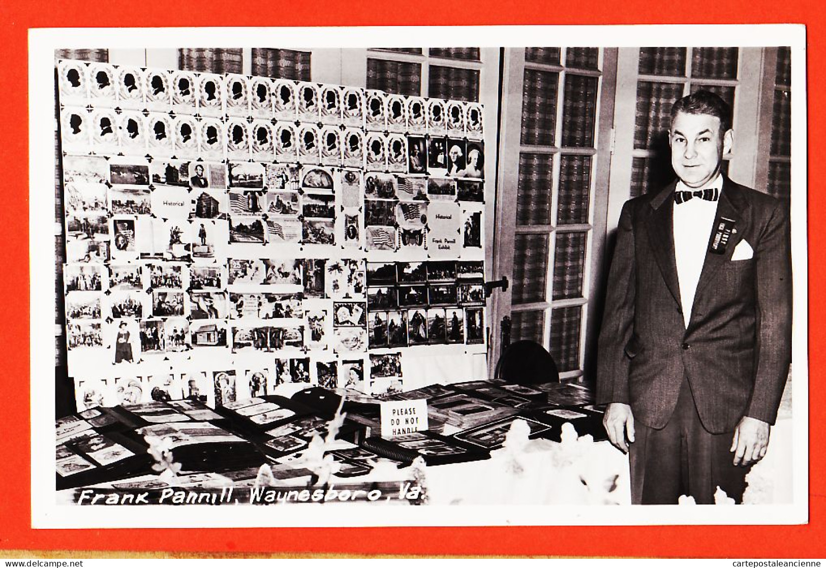 24042 / /  ️  Carte-Photo WAYNESBORO VA-Virginia Président FRANK PANNILL Post-Card Collector 1960s