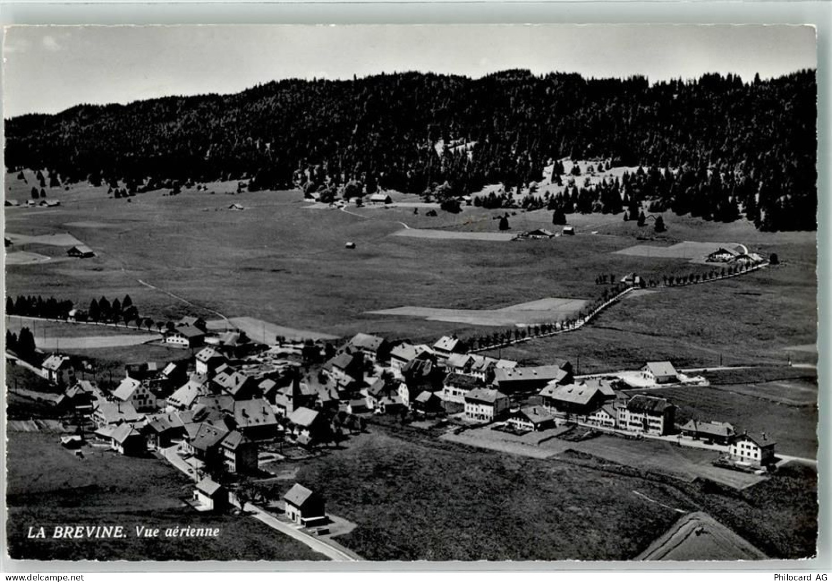2406 La Brévine Foto AK Fliegeraufnahme Foto Deriaz - 39695251