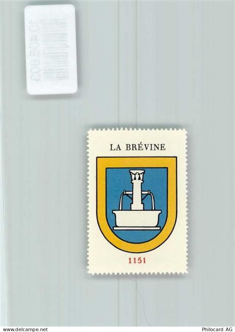 2406 La Brévine - Vignette Wappen Kaffee Hag 1920-1940 - 10406803