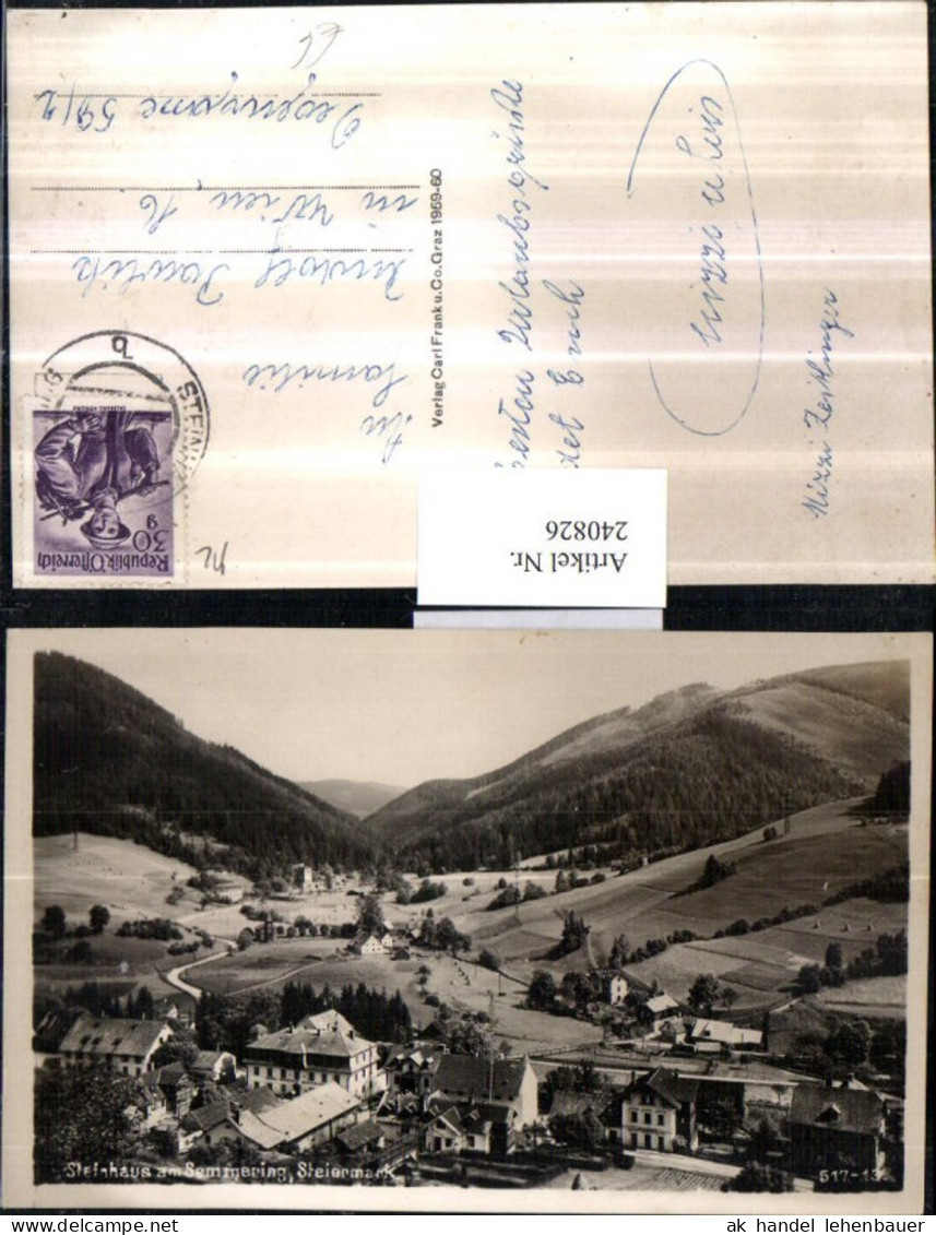 240826,Steinhaus am Semmering Totale