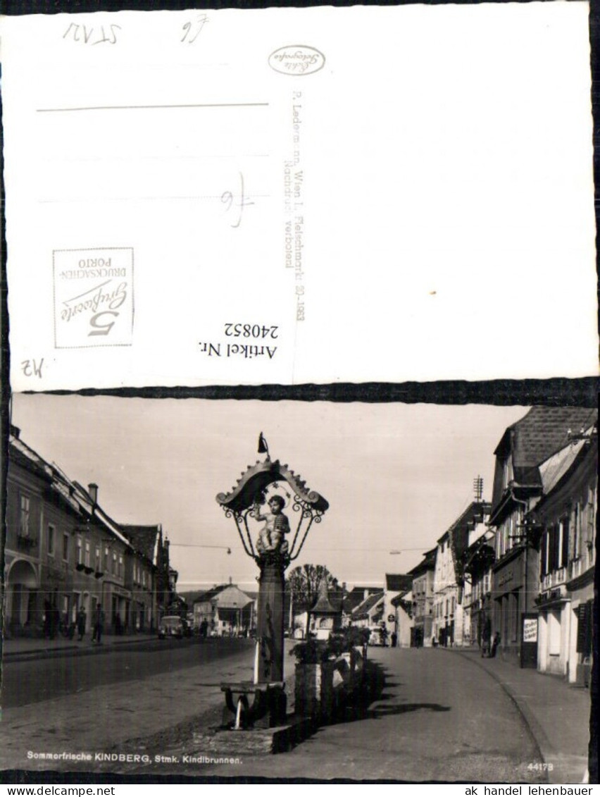 240852,Kindberg Kindlbrunnen Straßenansicht