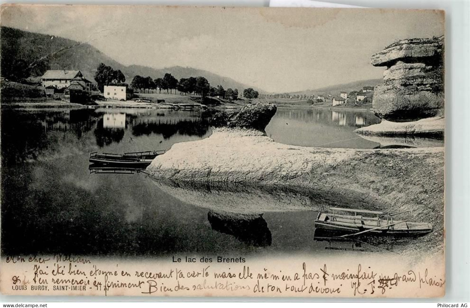 2416 Les Brenets 1901 - Le lac des Brenets - 51913646