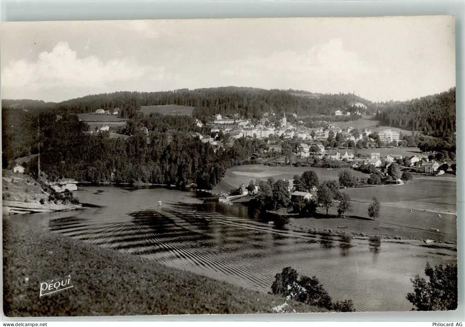 2416 Les Brenets - le Doubs les Brenets vus de la Rive Francaise - 39475667