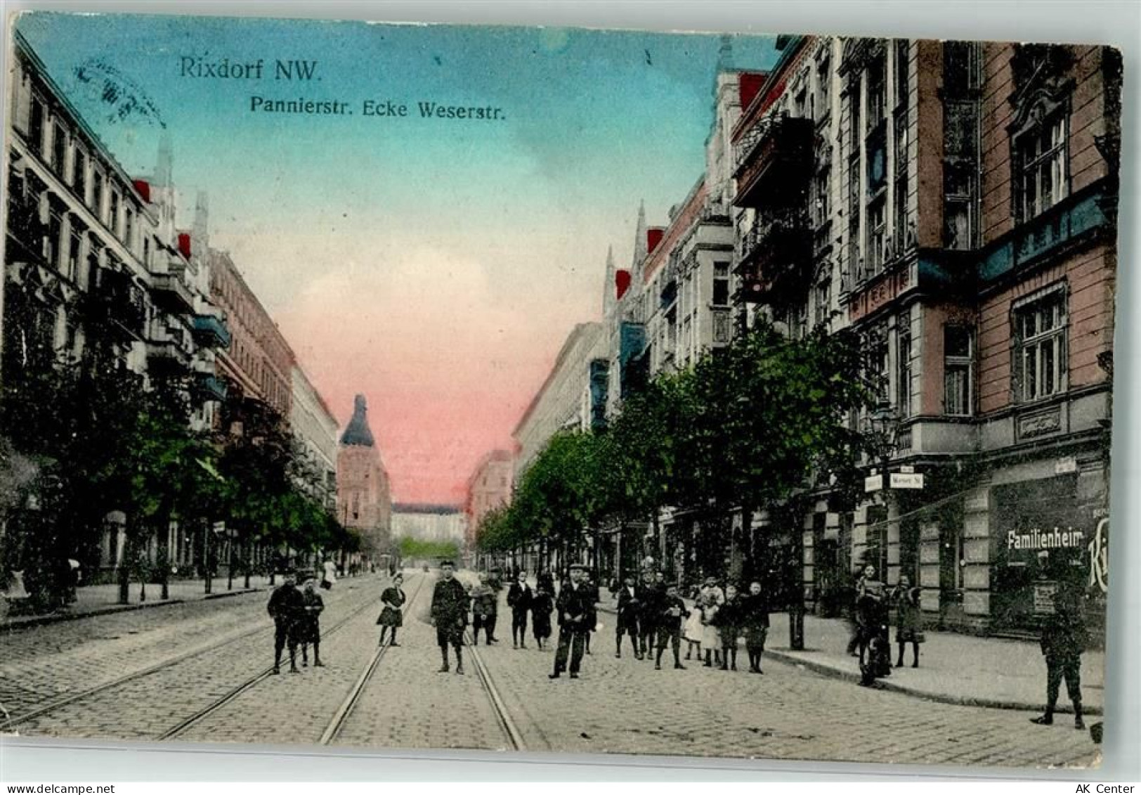 24306 W2320 Rixdorf 1911 - Pannierstraße Ecke Weserstraße - 13632512