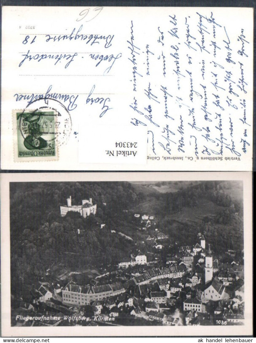 243304,Wolfsberg Totale Fliegeraufnahme 1086