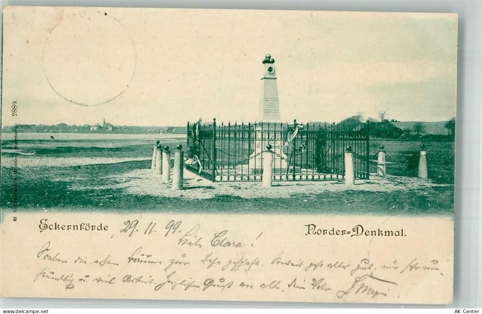 24340 W2330 Eckernförde 1899 - Norder-Denkmal - 10729140