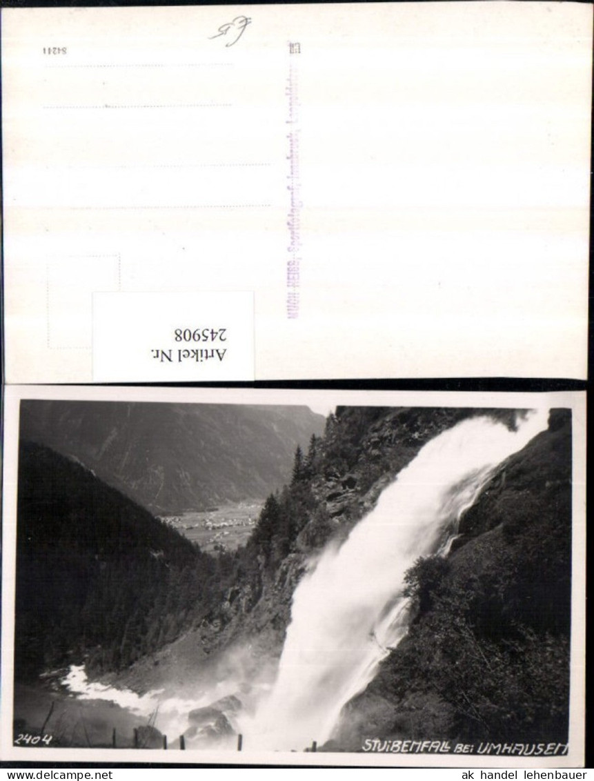 245908,Stuibenfall Wasserfall b. Umhausen