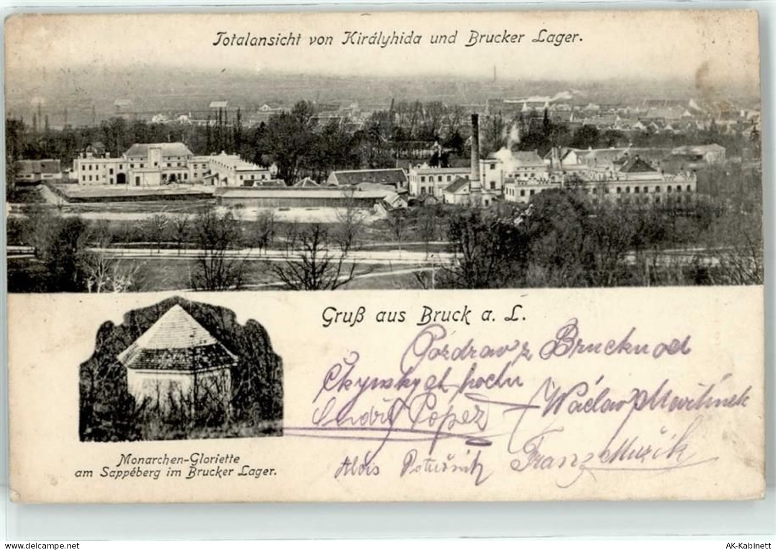 2460 Bruck an der Leitha - Monarchen-Gloriette Királyhida Lager - 51833924