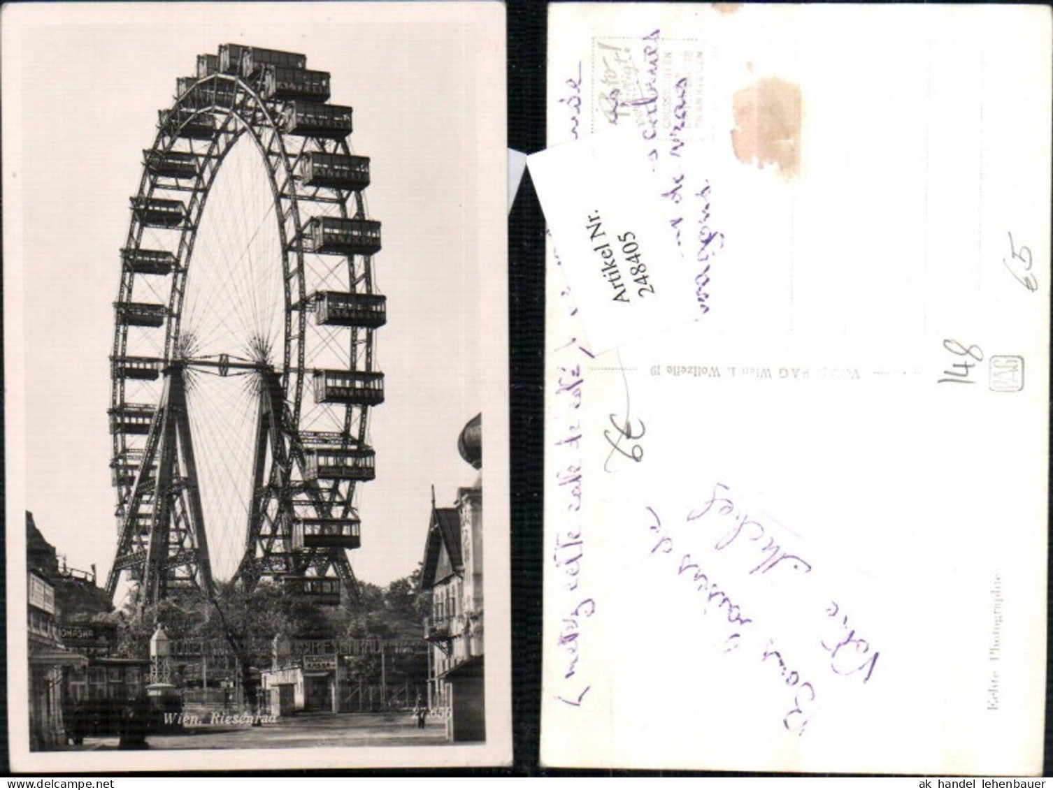 248405,Wien Leopoldstadt Prater Riesenrad