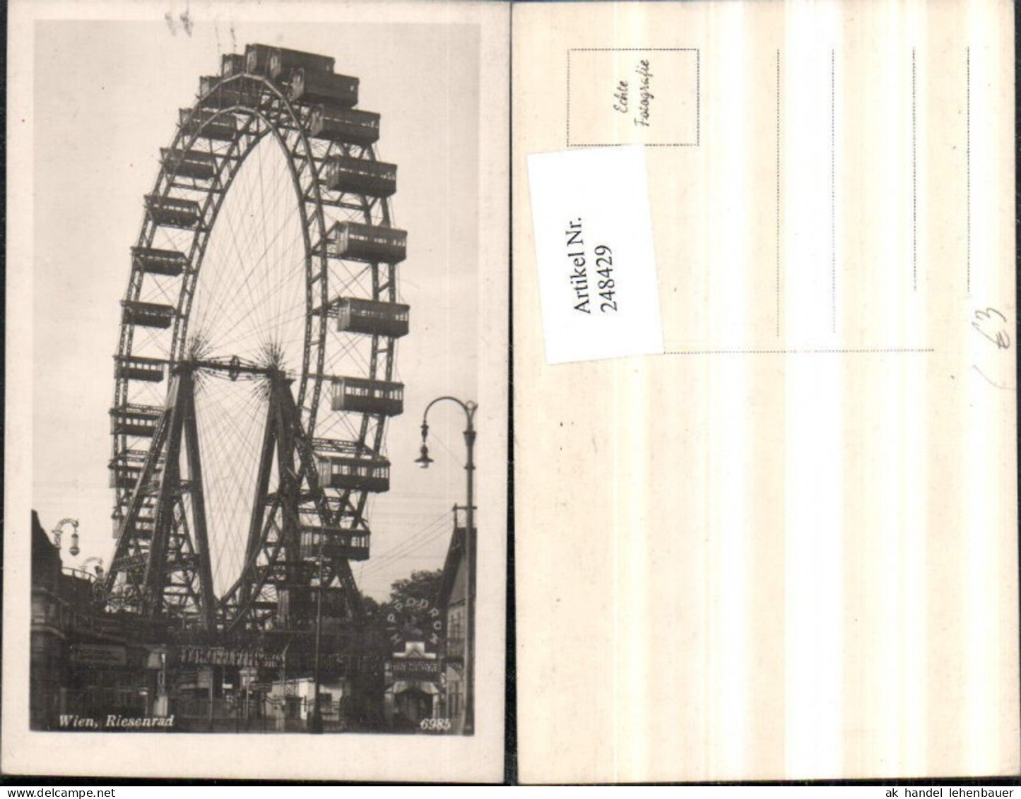 248429,Wien Leopoldstadt Prater Riesenrad
