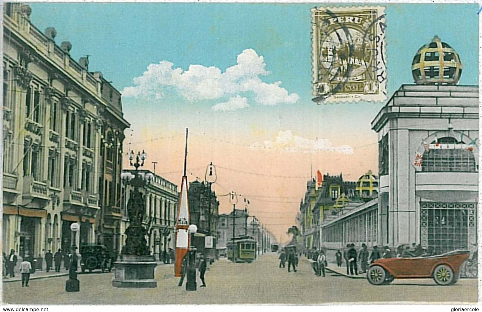 24846 - PERU - VINTAGE POSTCARD - LIMA