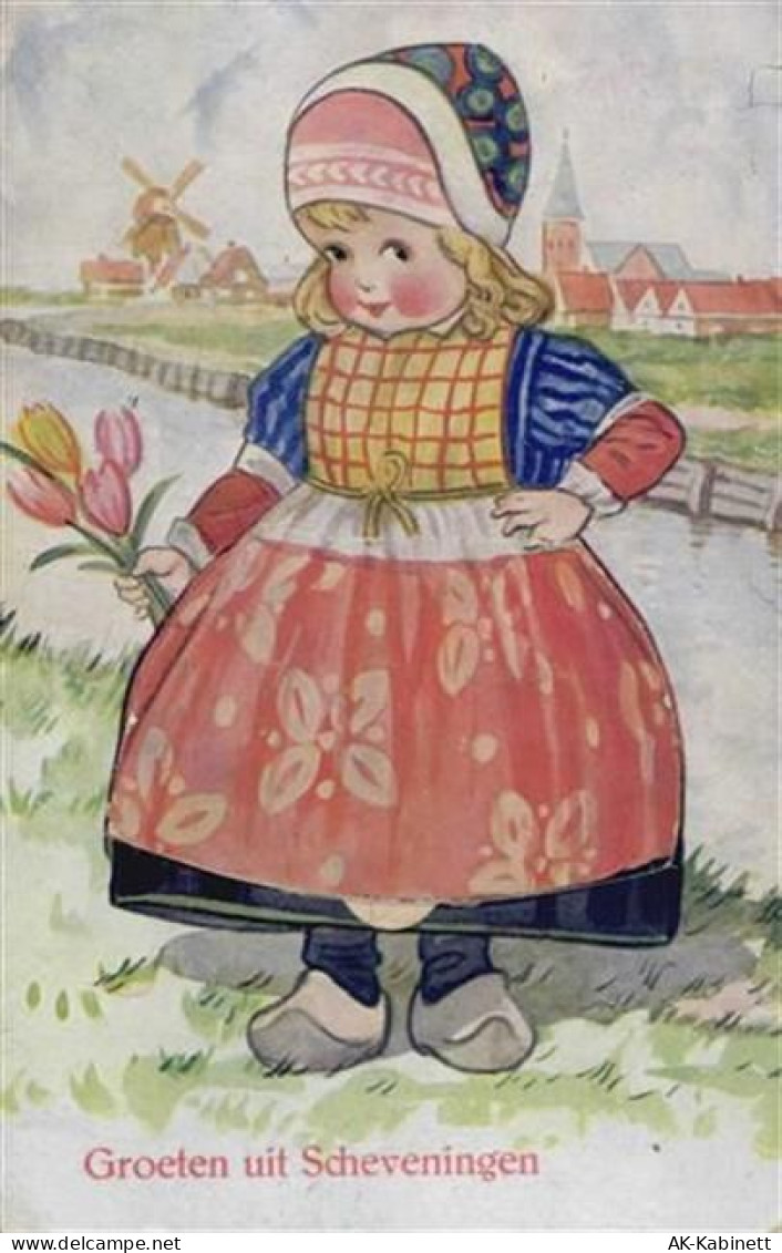 2491 Scheveningen - Scheveningen (Niederlande) Leporello Windmühle, Trac... - 55121185