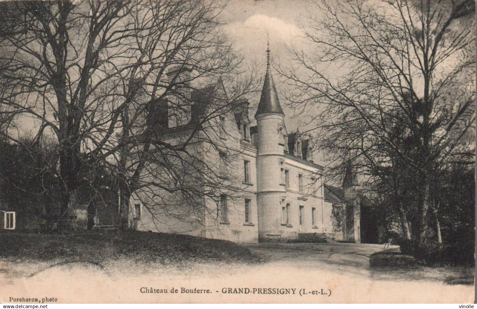 25-4880 : LE GRAND-PRESSIGNY.  LE CHATEAU DE BOUFERRE