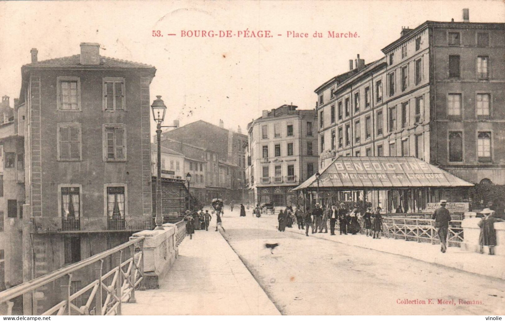 25-6094 : BOURG-DE-PEAGE. PLACE DU MARCHE.