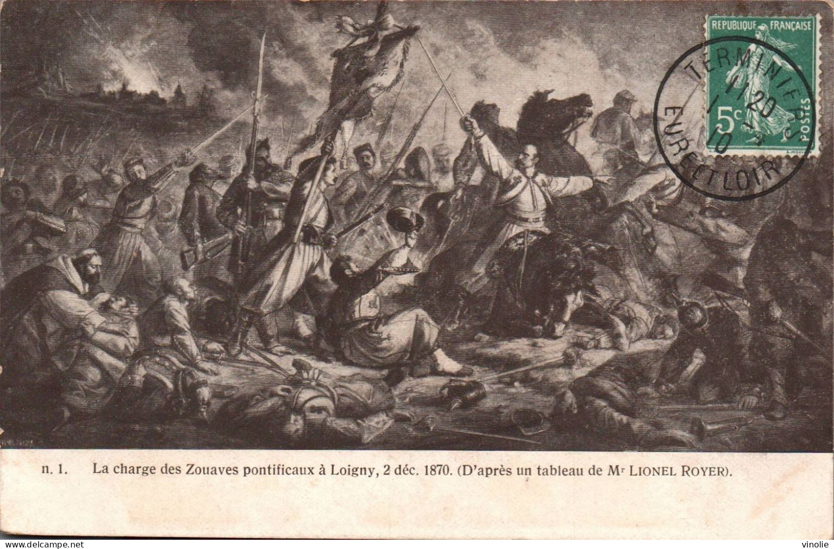 25-6136 : LOIGNY. LES ZOUAVES PONTIFICAUX