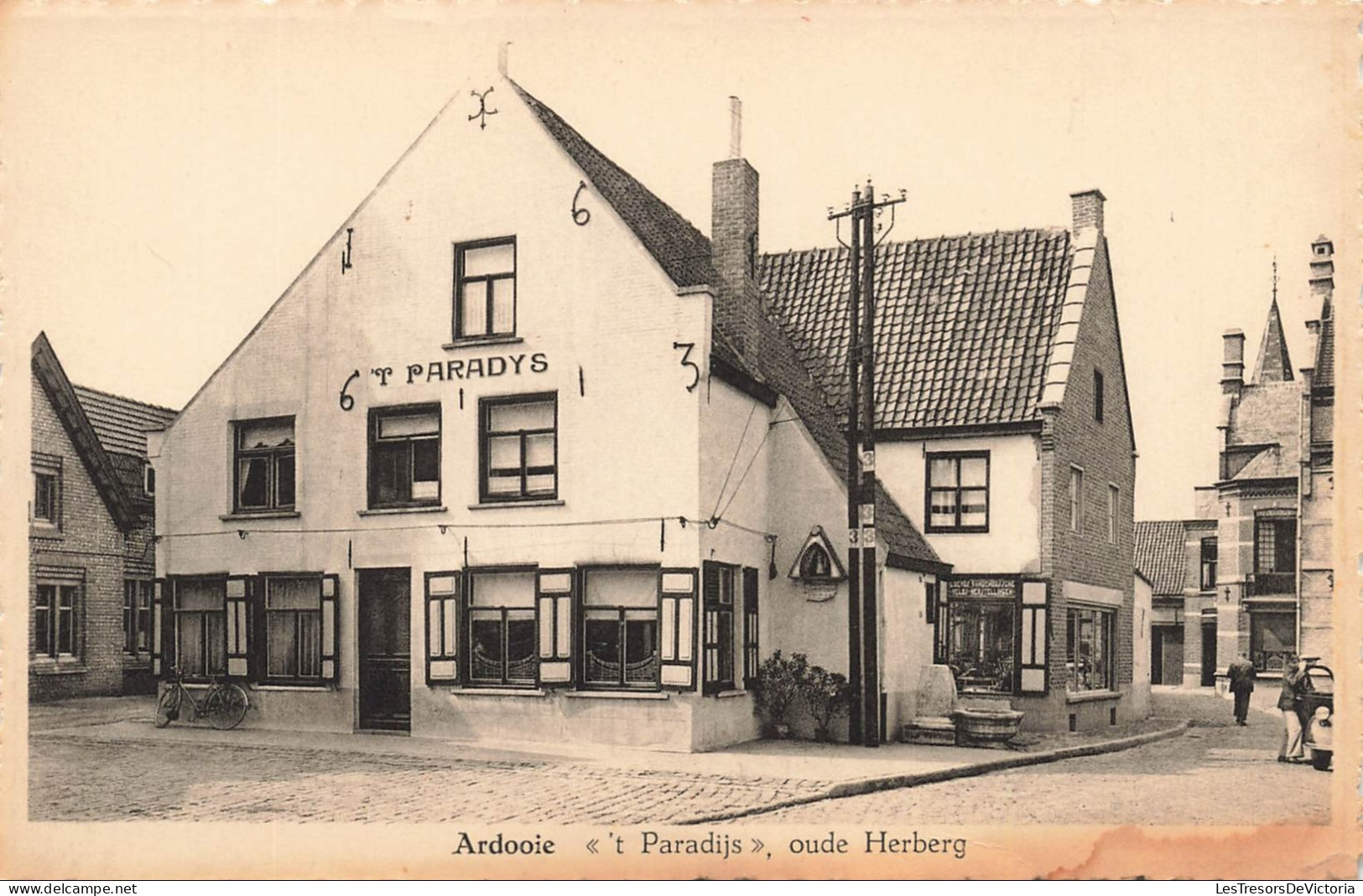[-25%] BELGIQUE - Ardooie - T Paradijs, oude Herberg - Carte postale ancienne