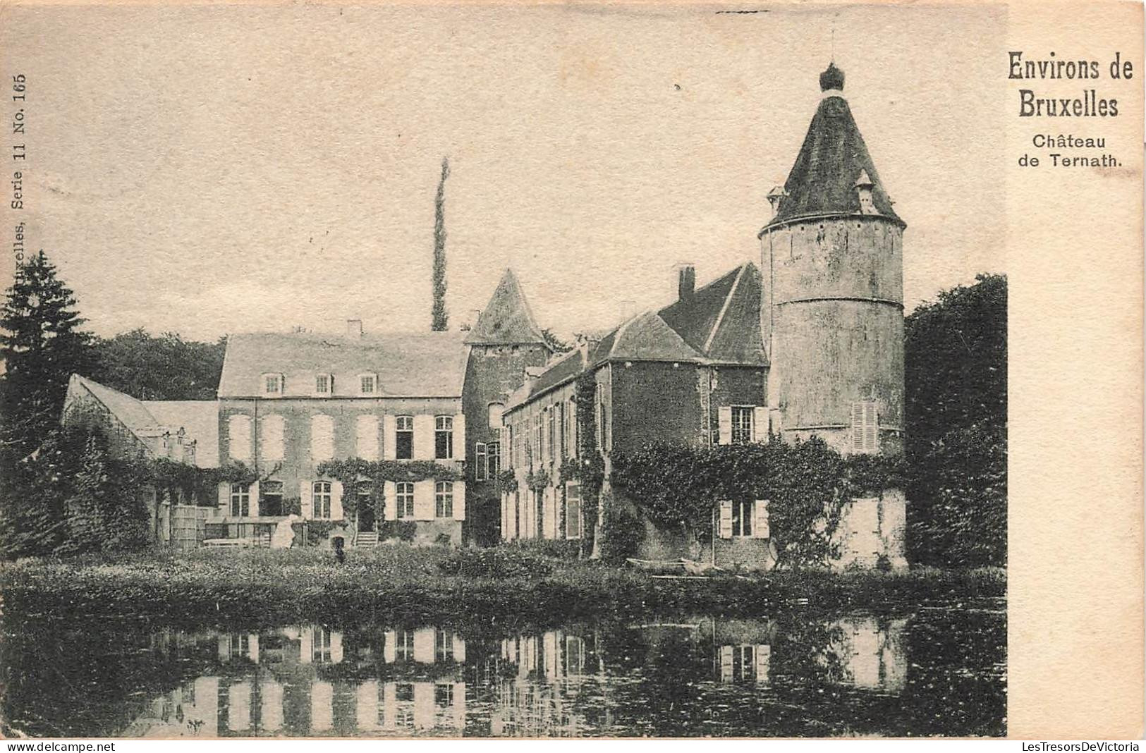 [-25%] BELGIQUE - Ternat - Les environs de Bruxelles - Château de Ternath - Carte postale ancienne