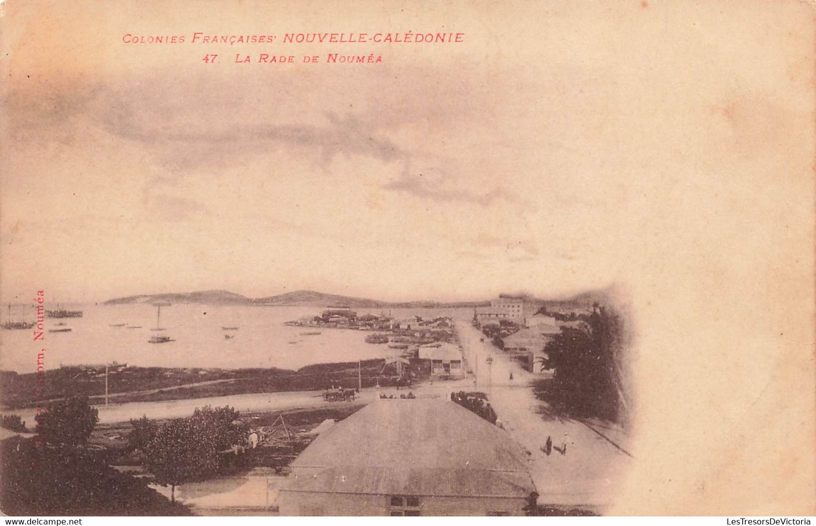 [-25%] CPA NOUVELLE CALEDONIE - la rade de noumea  - henry caporn - rare