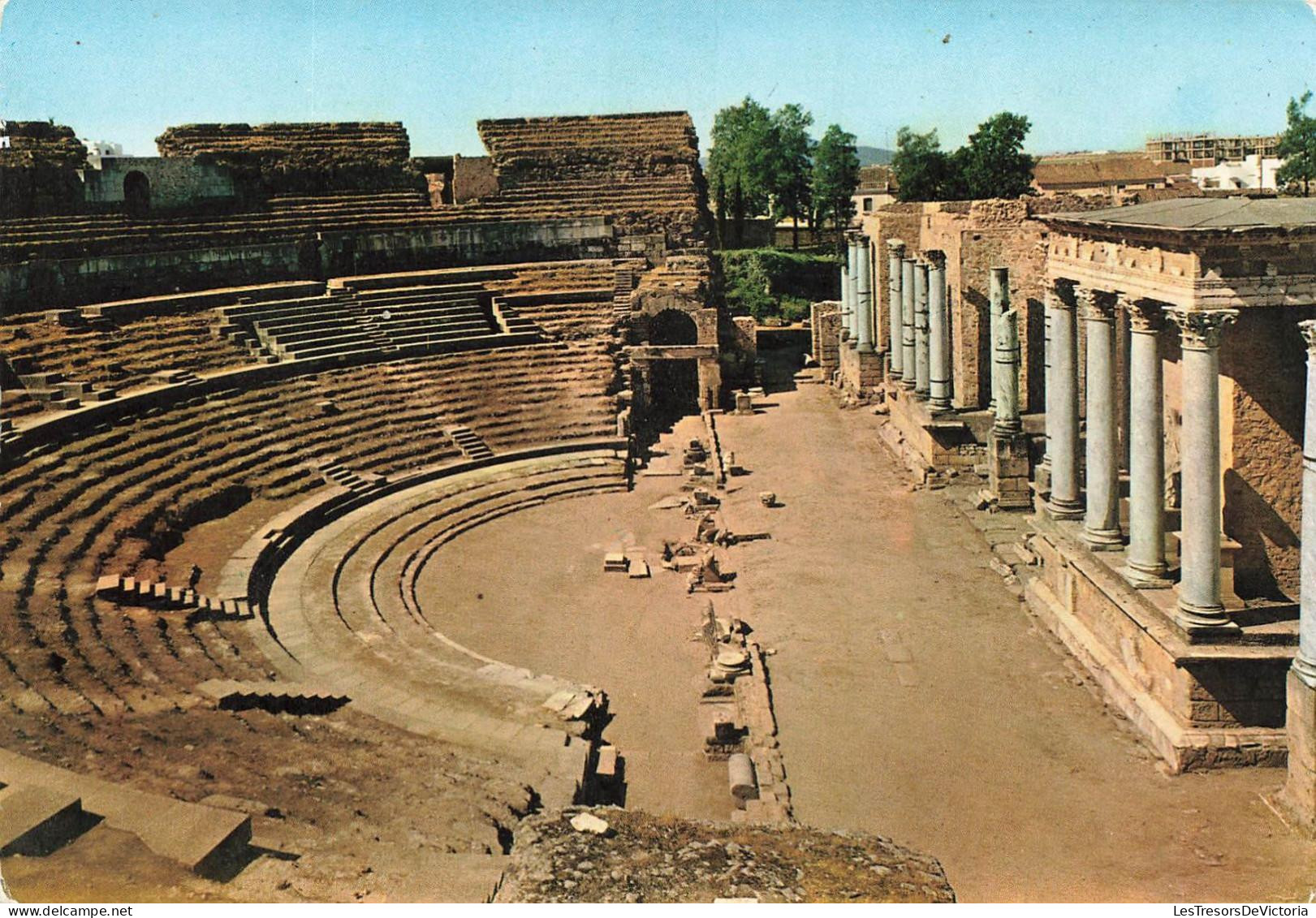 [-25%] ESPAGNE - Mérida - Vue générale de lamphithéâtre romain - Colorisé - Carte postale