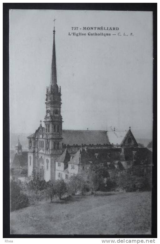 25 Montbéliard eglise    D25D  K25388K  C25388C RH059035