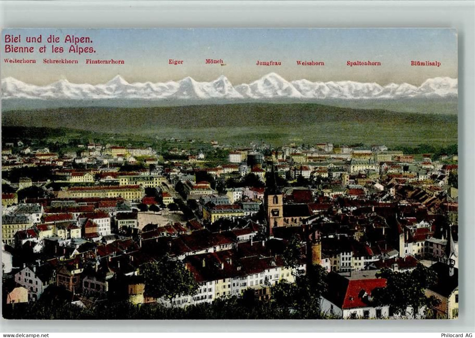 2500 Biel/Bienne - Biel und die Alpen - 13112802