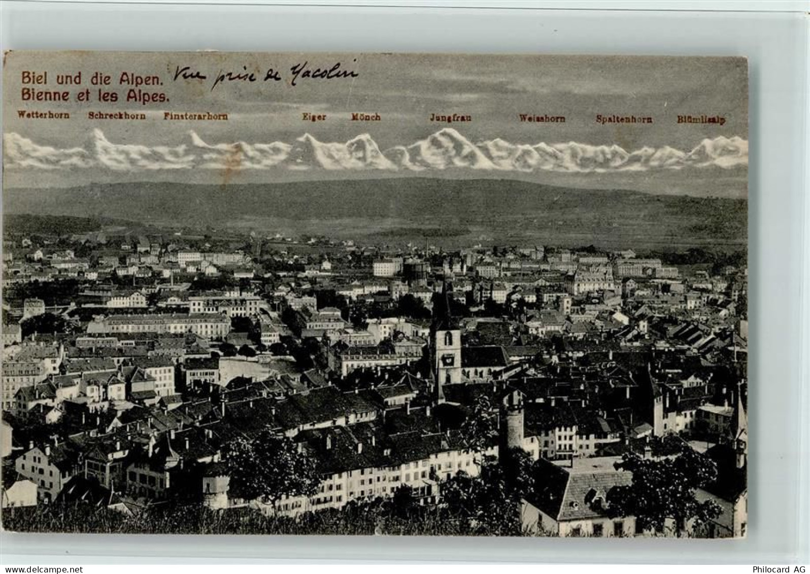 2500 Biel/Bienne Bienna - Biel und die Alpen - 12114532