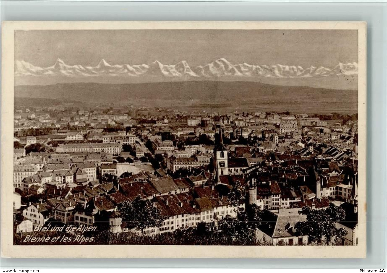 2500 Biel/Bienne Bienna - Biel und die Alpen - 12114563