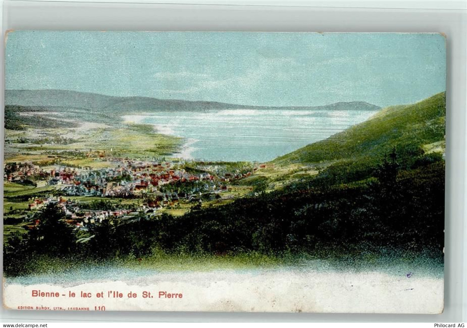2500 Biel/Bienne - Le lac et lile de St. Pierre - 10196569