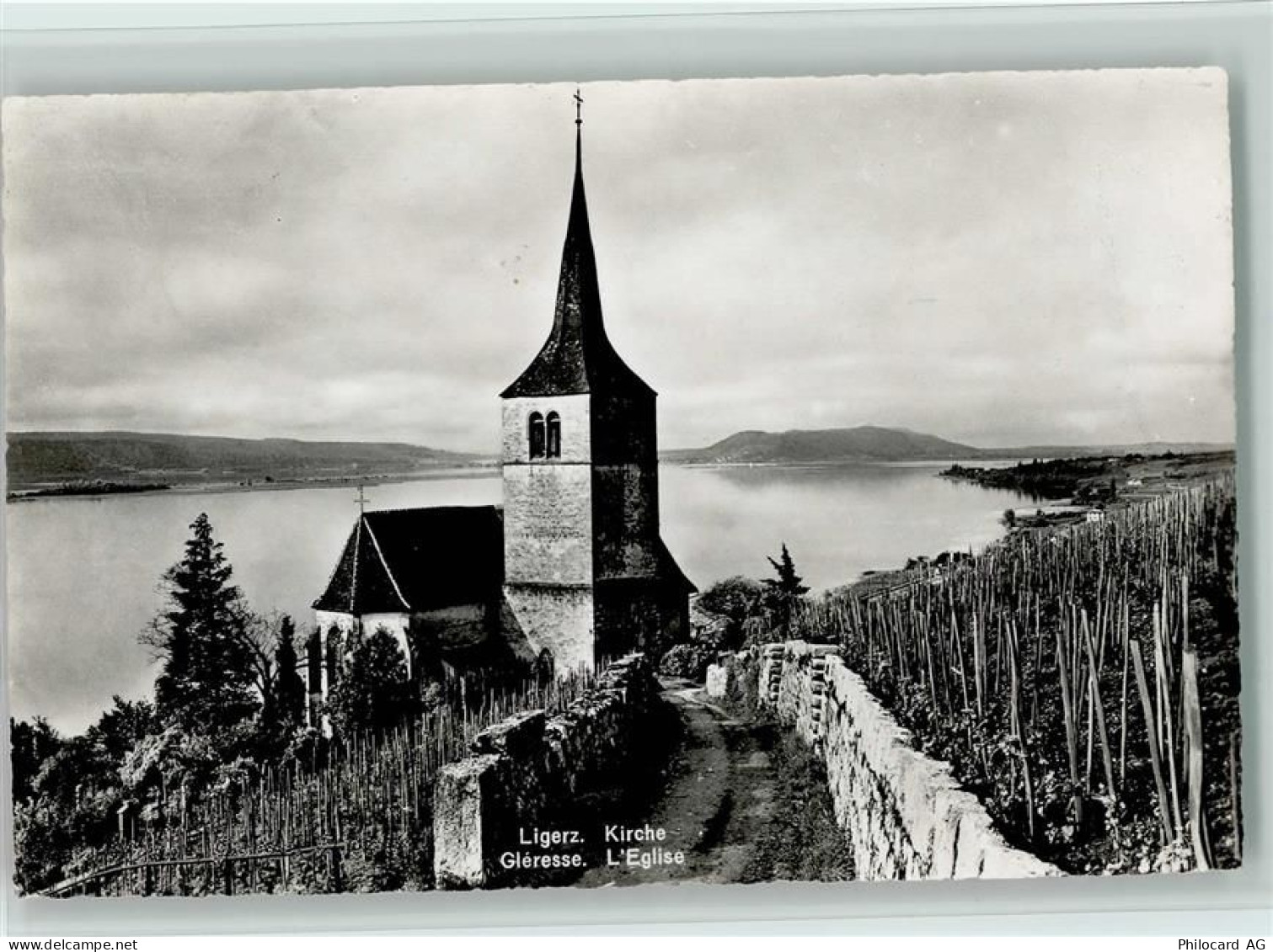 2514 Ligerz Gléresse 1951 - Kirche LEglise - 10063753