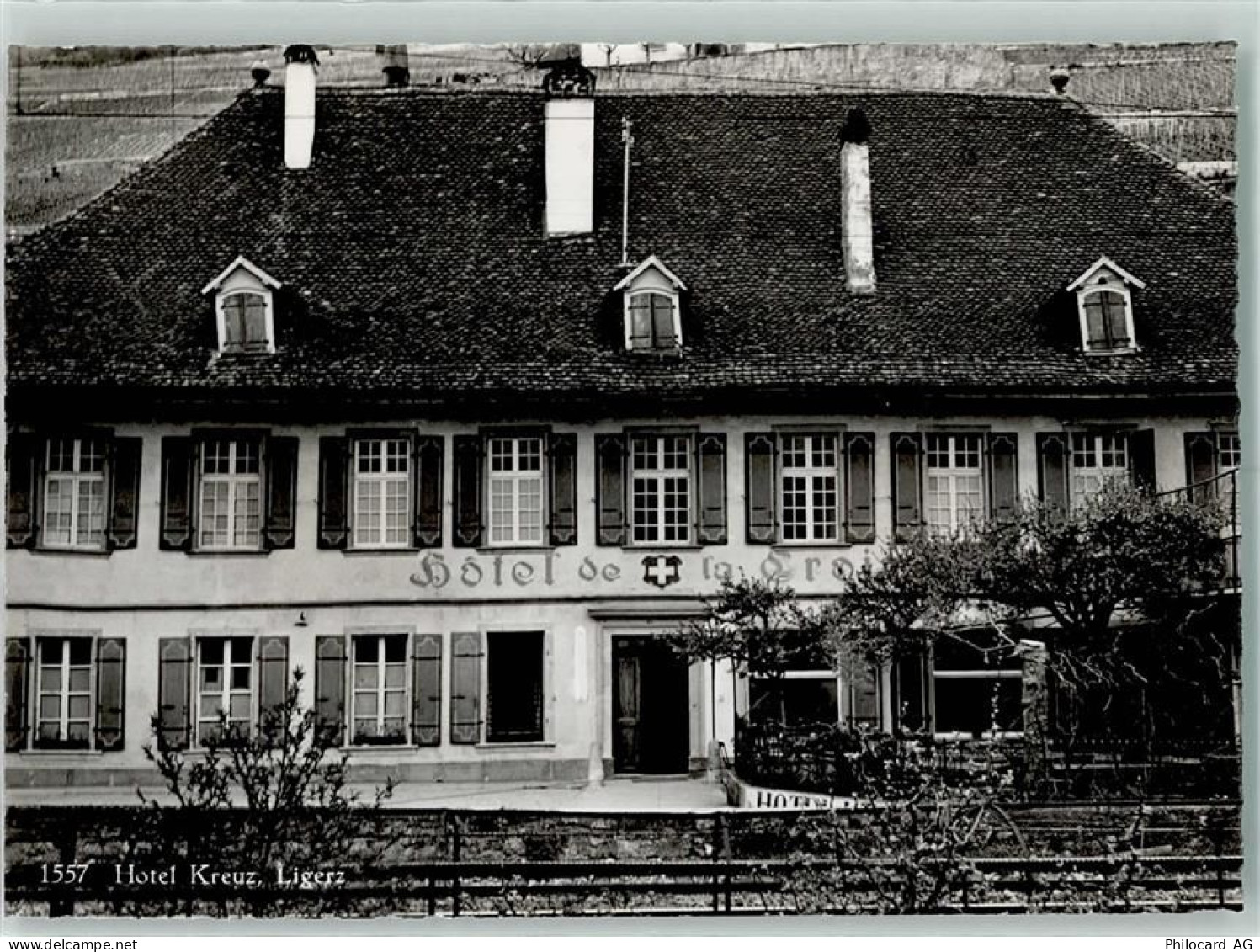 2514 Ligerz Gléresse Foto AK Hotel Kreuz - 13223189