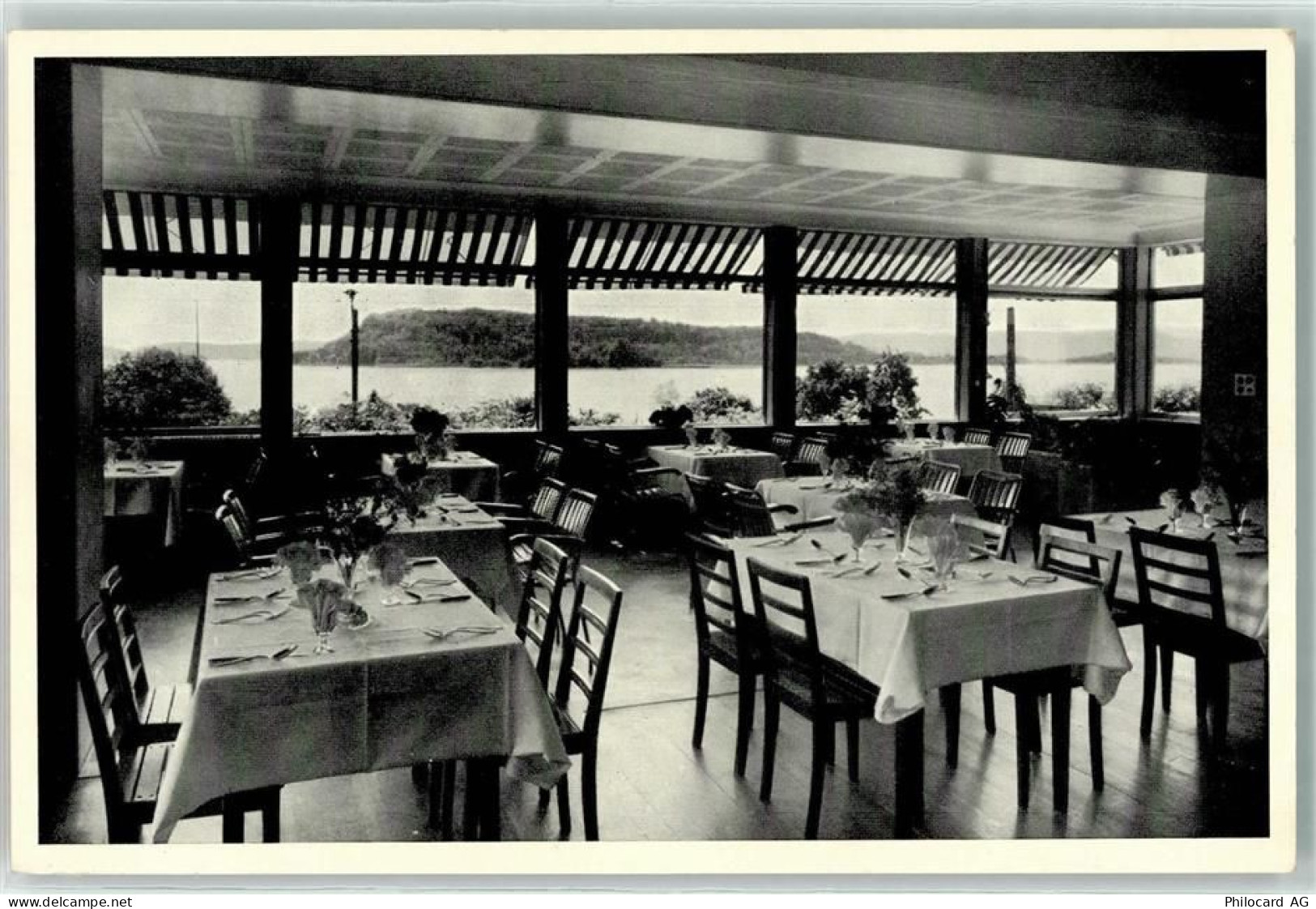 2514 Ligerz Gléresse - Restaurant Bahnhof Speisesaal Lariau - 10621937