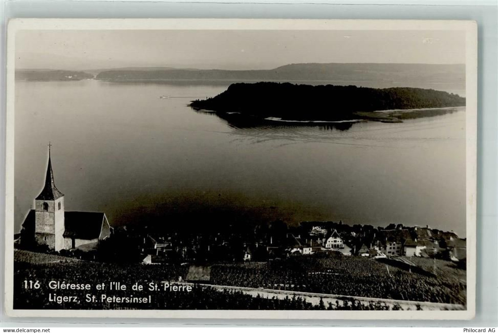 2514 Ligerz Gléresse - St Petrsinsel Kirche - 10584510