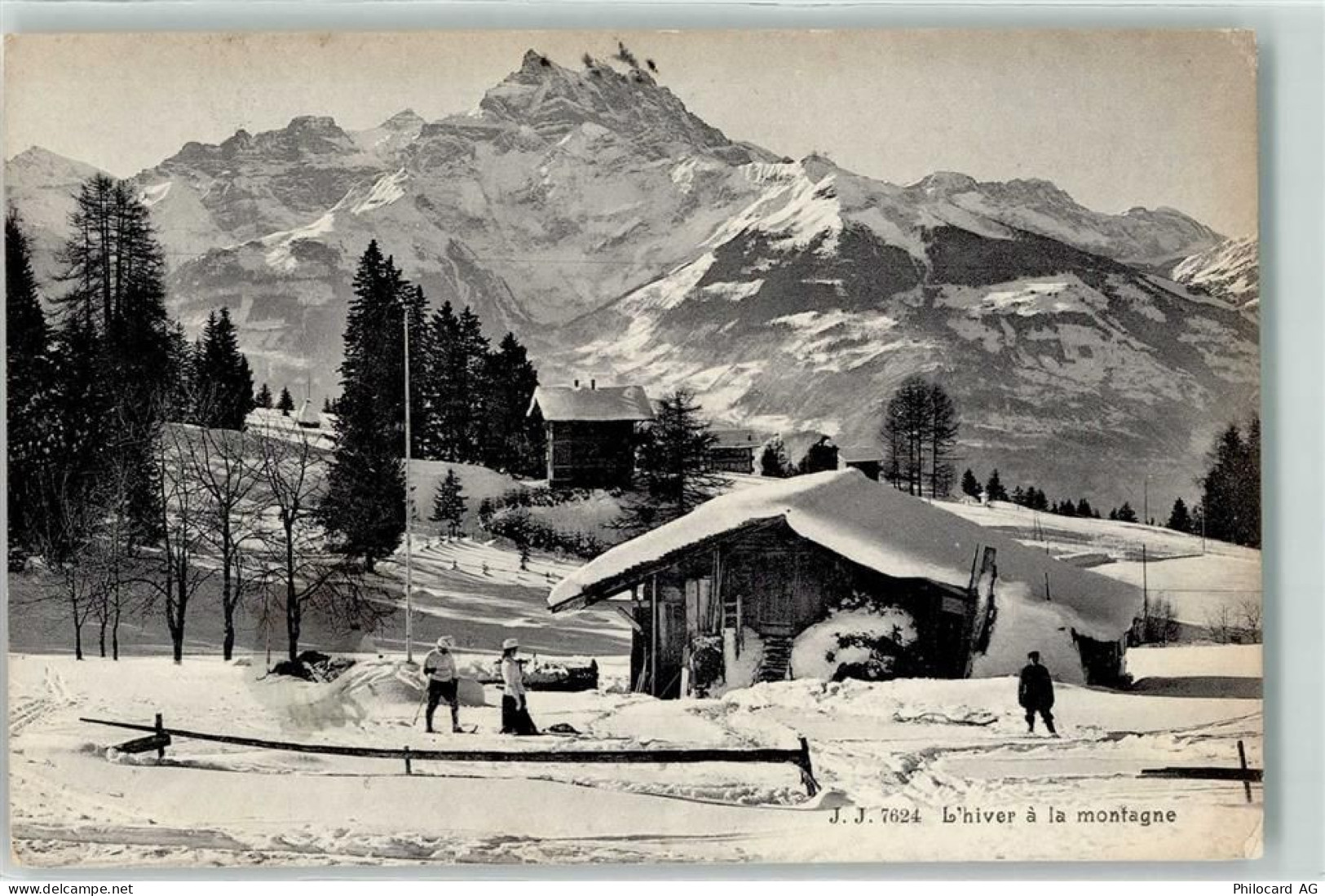 2515 Prêles 1909 - Winter in der Montagne - 10596475
