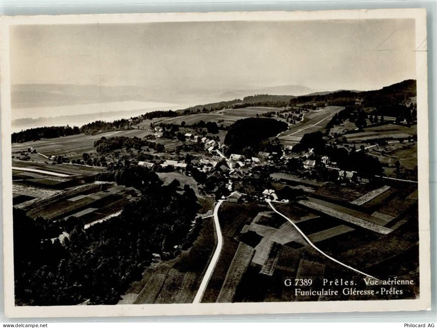 2515 Prêles - Fliegeraufnahme Funiculaire Gléresse-Preles - 13149631