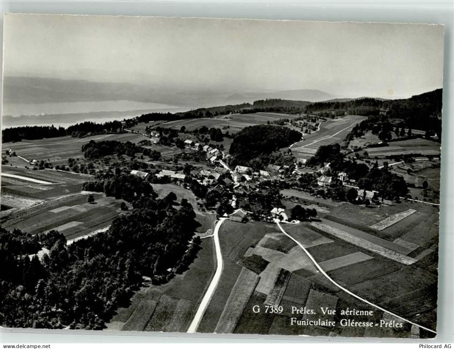 2515 Prêles Foto AK Fliegeraufnahme Feldpost Sch.Kan.Bttr. II/43 - 10742029