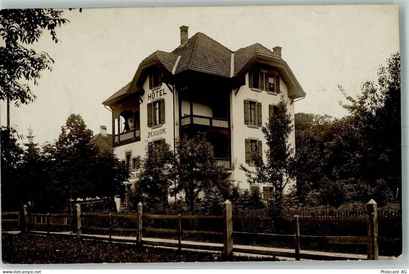 2515 Prêles Foto AK Hotel Pension Ort handschriftlich - 13232811