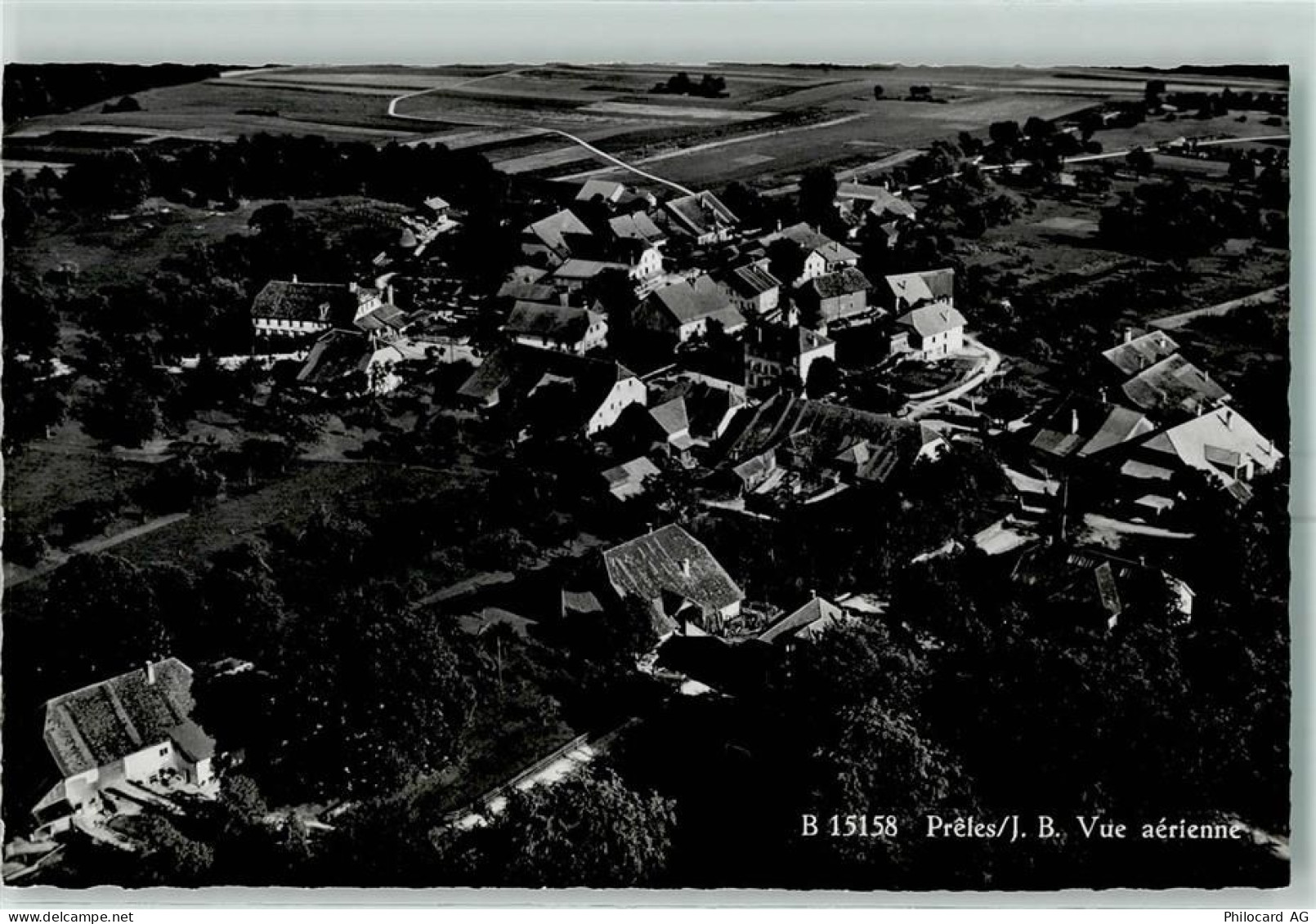 2515 Prêles Karte beschädigt Fliegeraufnahme - 13150420