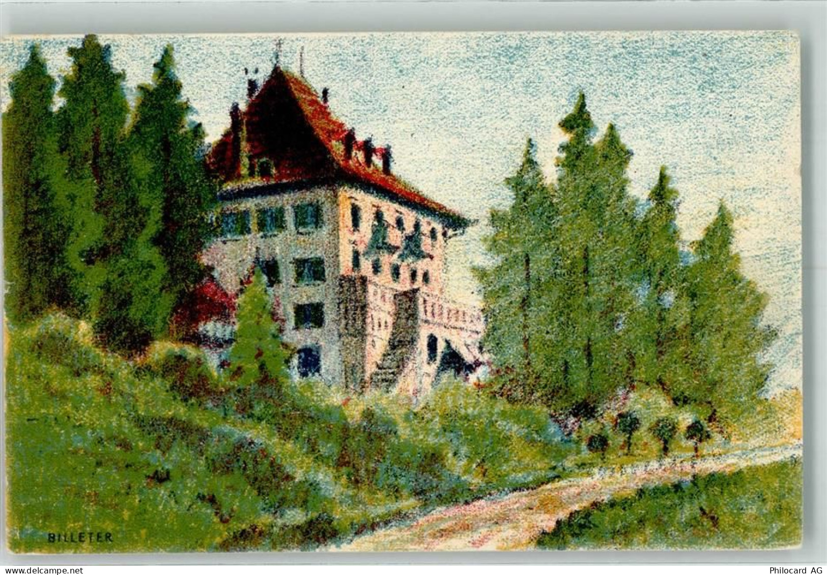 2515 Prêles Künstlerkarte sign. Billeter Basler Fereinheim - 13971184